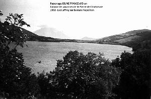 COLO JEUNE FRANCE 1952 lac Laffrey sur la route Napoleon
